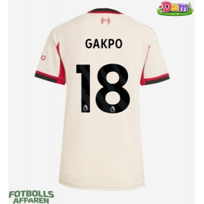 Liverpool Cody Gakpo #18 Bortatröja Kvinnor 2025-26 Kortärmad